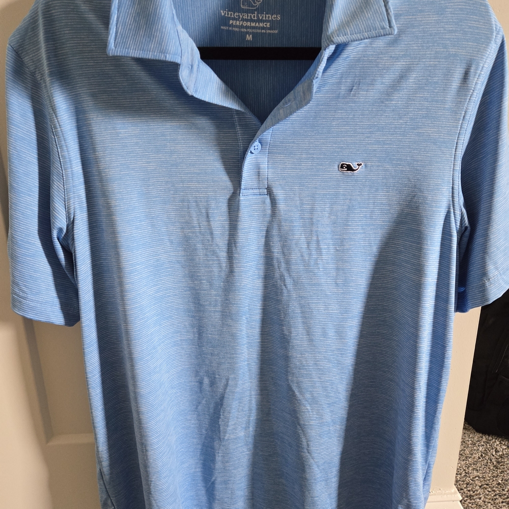 Vineyard Vines Light Blue Performance Polo